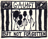 Gaunt 'But Not Forgotten' sticker