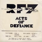 acts of defiance